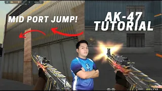 B_ANG AK-47 TUTORIAL + NINJA JUMP MID PORT!