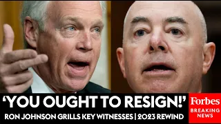 Ron Johnson Shows No Mercy Towards Top Biden Witnesses And Officials | 2023 Rewind