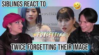 Siblings react to TWICE forgetting their image 😂✨ | REACTION