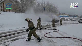 Врио главы администрации Белорецкого района Андрей Иванюта посетил пожарно спасательную часть