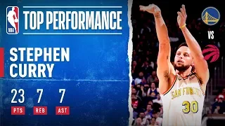 Steph Curry Drops 23 In Return!