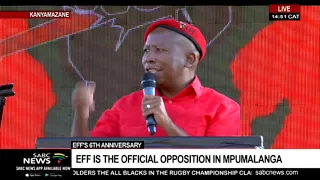 EFF leader Julius Malema's address at 6th anniversary celebrations