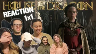 House of the Dragon 1x1 REACTION! | The Heirs of the Dragon