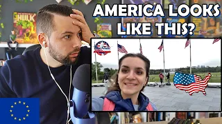 European Reacts to European's First Day in America