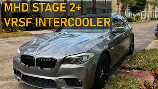2011 BMW 535i | MHD STAGE 2+ | VRSF INTERCOOLER | Data and Pulls | 400+ HP