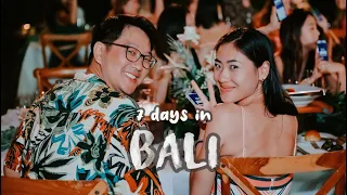 7 DAYS IN BALI • learning to surf | takumi omakase | elephant park | wedding season | bali sunsets