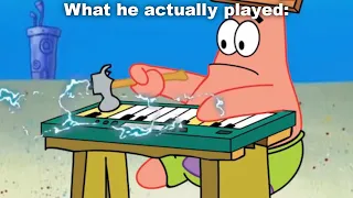 Pianos are Never Animated Correctly... (Spongebob Patrick)