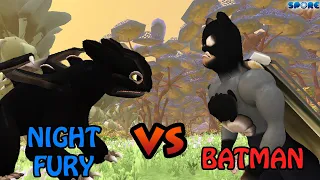 Night Fury vs Batman | Cartoon vs Heroic Cartoon [S2E8] | SPORE