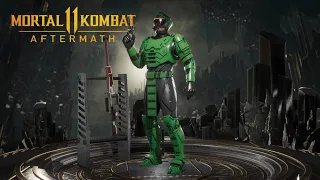 Mortal Kombat 11 Aftermath - Robocop Gear Showcase! Skins, Gear, Outro & Intros!