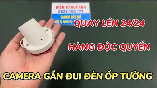 Đui Đèn Gắn Camera Giấu Kín Mẫu Mới 2023 , Camera Ngụy Trang Đui Đèn Wifi Full4K Xem Từ Xa