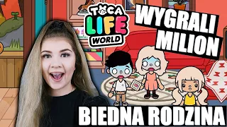 BIEDNA RODZINA WYGRAŁA MILION 😱 STANĄ SIĘ BOGACI 💵 TOCA LIFE WORLD