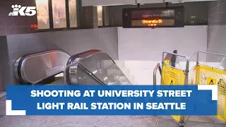 Shooting at University Street light rail station in Seattle