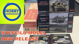 Preview New RFM (RYEFIELD MODEL)tanks ( FULL INTERIOR PANZER IV and T34 )