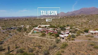 Intern Vernon Swaback learning at Taliesin West by Frank Loyd Wright