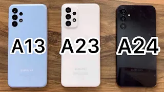 Samsung Galaxy A13 vs A23 vs A24