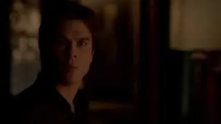 Elena tells Damon that she Loves him  (The Vampire Diaries 4x23: Graduation SEASON FINALE)