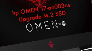 How to Upgrade M.2 SATA SSD HP OMEN 17-an003ns Disassembly