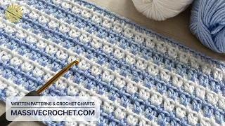 This Easy Crochet Baby Blanket Pattern is a Masterpiece! ❤️ Unique Crochet Stitch for Beginners