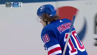 Artemi Panarin scores two goals vs Sabres (10 apr 2023)