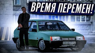 НЕ ПОВТОРЯЙ ЭТУ ОШИБКУ! ПЕРВОЕ ДТП и ПЕРЕКРАСКА ДЕВЯТКИ GREENTECH RP // GTA CRMP