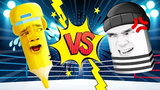 Funny Drawing Pencil Vs Bad Guy Eraser ✏️ + MORE Best Kids Songs | Bootikati