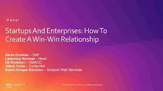 Enterprise and Startups - How to Create a Win-Win Relationship