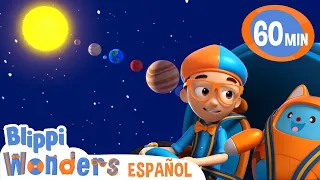 Planetas 🪐 | Blippi Wonders | Caricaturas para niños | Videos educativos para niños