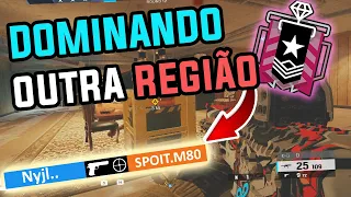 Como Um PRO PLAYER *DOMINA* Outra REGIÃO no Rainbow Six Siege