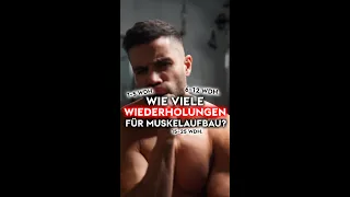 WIE VIELE WIEDERHOLUNGEN FÜR MUSKELAUFBAU?💪🤔