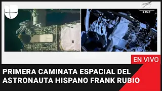 🔴 EN VIVO: Primera caminata espacial del astronauta hispano Frank Rubio