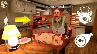 ДЕЛАЮ СЕКРЕТНУЮ КОНЦОВКУ ПРОТИВ МЯСНИК ГРЕННИ - Playing Mr.meat in Granny