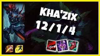 Kha'Zix vs Ekko EU Challenger JUNGLE (12/1/4) - v11.1