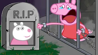 No...Peppa Pig!! Don't Leave Me Alone, Suzy? Peppa Pig Funny Animation