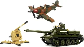 Build Your Own Lego Tank: Unboxing Sluban WWII M38-B0697 The Battle for Kursk