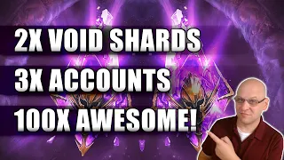 ALL the VOID Shards! 3 Accounts! Can ANYONE Pull A Siphi?!? | RAID: Shadow Legends