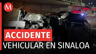 En Sinaloa, 5 personas pierden la vida en accidente vehicular; se trasladaban a una fiesta