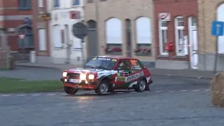 Ypres Rally 2023 - SS7: Mesen 2 - all cars (raw footage) - big show/action!! + after-crash Lefebvre