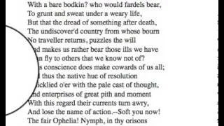 Hamlet - 'To be, or not to be' soliloquy