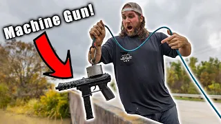 I Found A MACHINE GUN While Magnet Fishing - My Best Magnet Fishing Find EVER