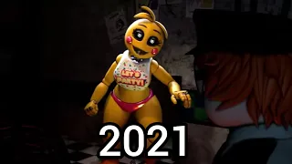 Evolution of Chica FNAF