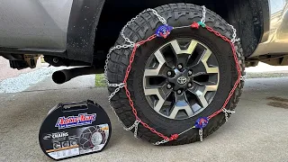 How to Properly Install Snow Chains | Auto-Trac Self Tightening Traction Chains