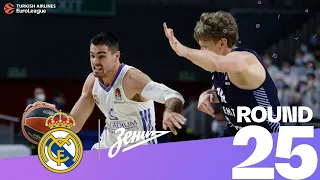 Real beats Zenit, gets 20th win! | Round 25, Highlights | Turkish Airlines EuroLeague