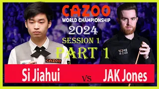 Si jiahui Vs Jak Jones| Session 1 Highlights | Cazoo World Championship 2024 | #snooker2024 | #wst