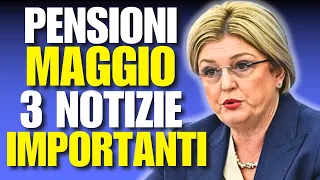 Pensioni Maggio 3 Notizie da INPS – Anticipi Pagamenti Importi e Aumenti