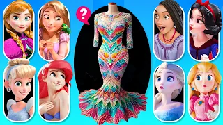 🔥 Guess the Character by Crown, Dress & Shoe #10 | Princess Disney Character Quiz, Disney Song