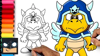 How To Draw Koopa General | Super Mario