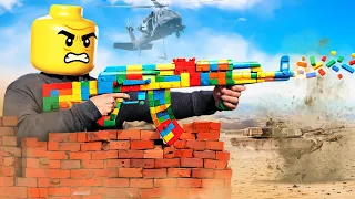 I fought a WAR with LEGO Weapons...