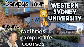 WESTERN SYDNEY UNIVERSITY Campus Tour | Campbelltown, NSW, Australia🇦🇺