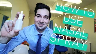 How To Use Nasal Spray | How To Use Nasal Spray Properly | Nasal Spray Technique (2018)