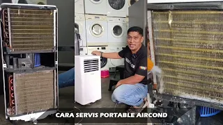 CARA SERVIS PORTABLE AIRCOND